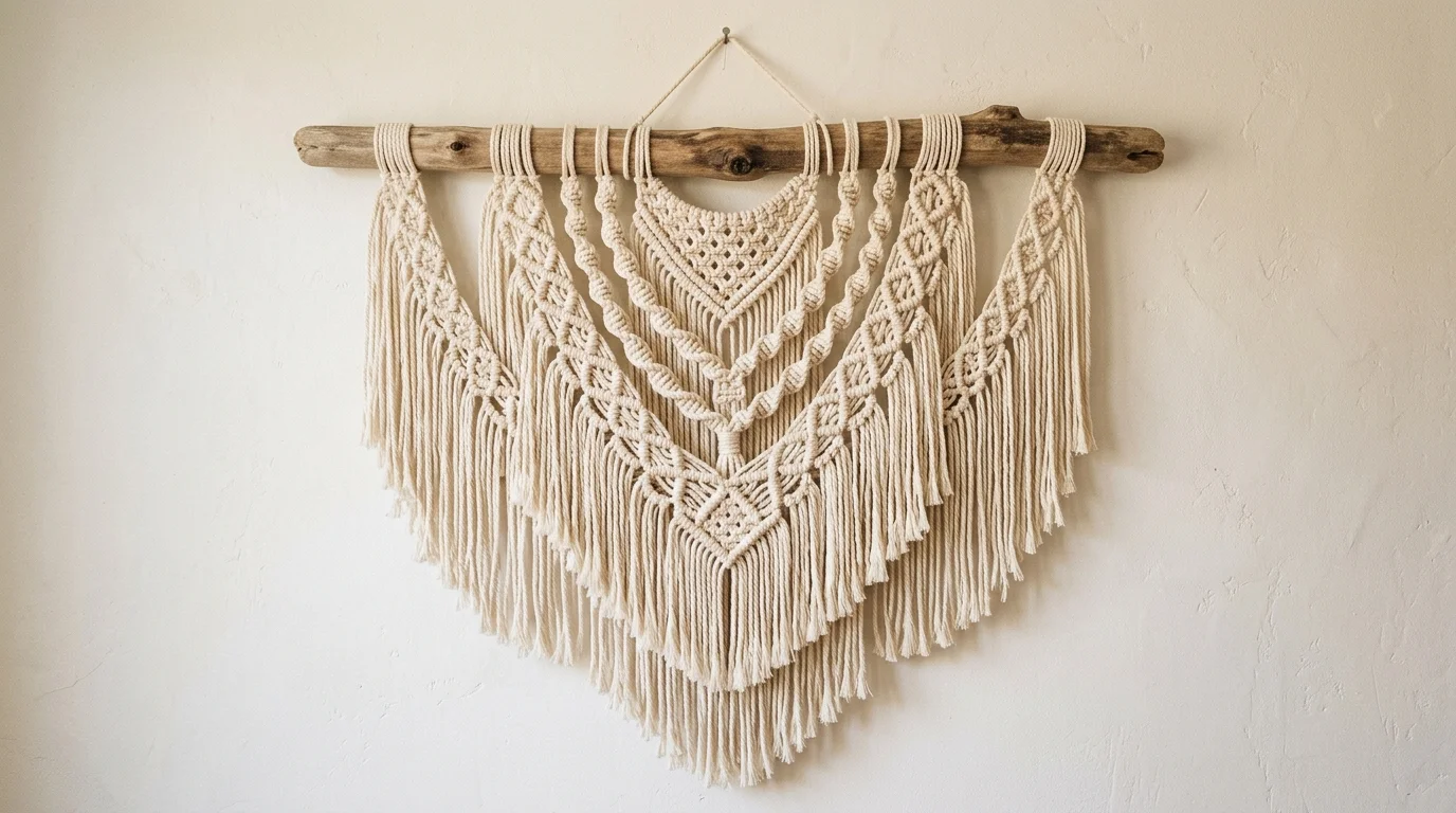Bohemian Valance & Dowel Wall Hanging Kit
