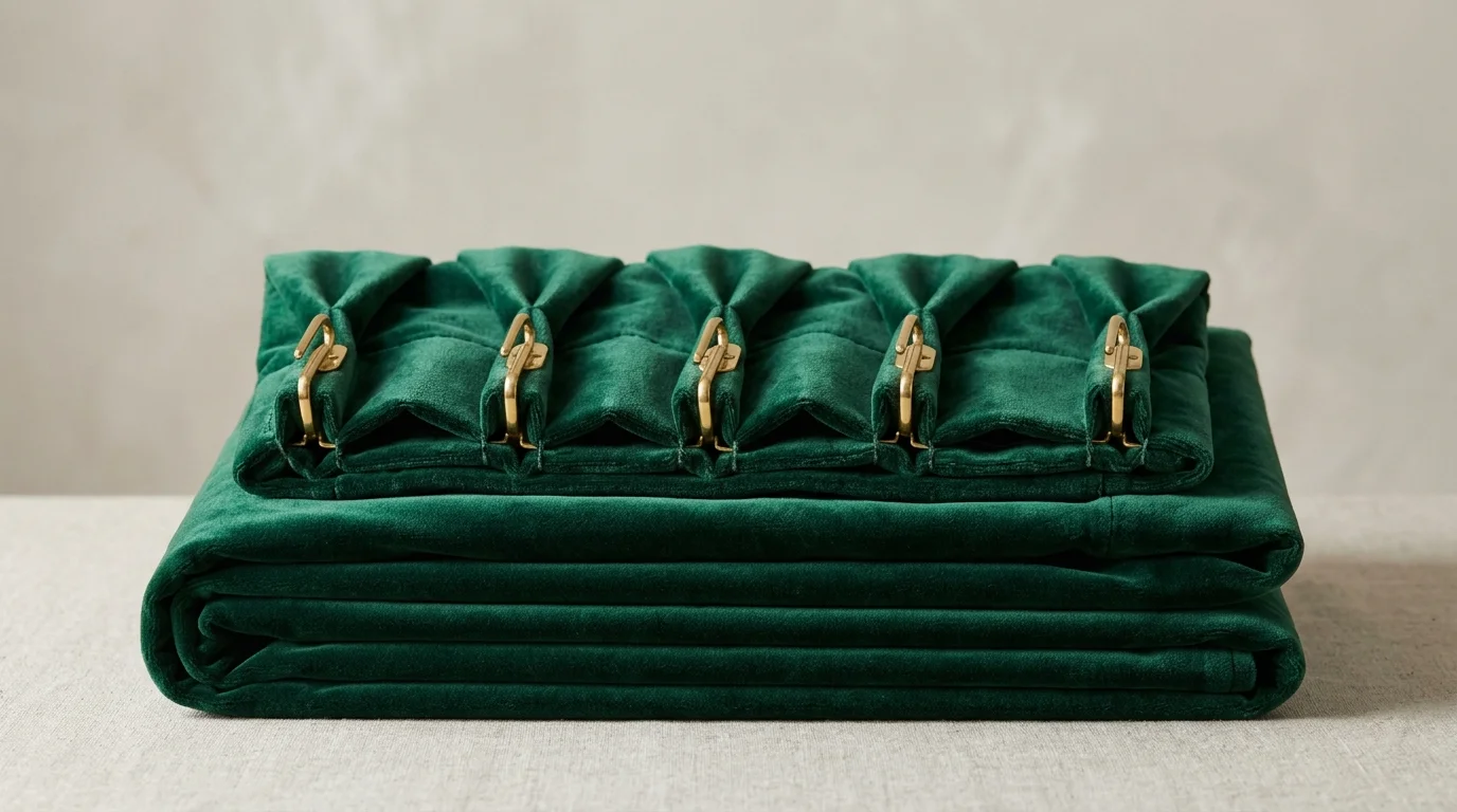 TwoPages French Pinch Pleat Velvet Drapes